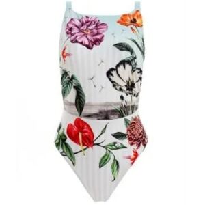 Agua Bendita Blare Domenica Floral Swimsuit